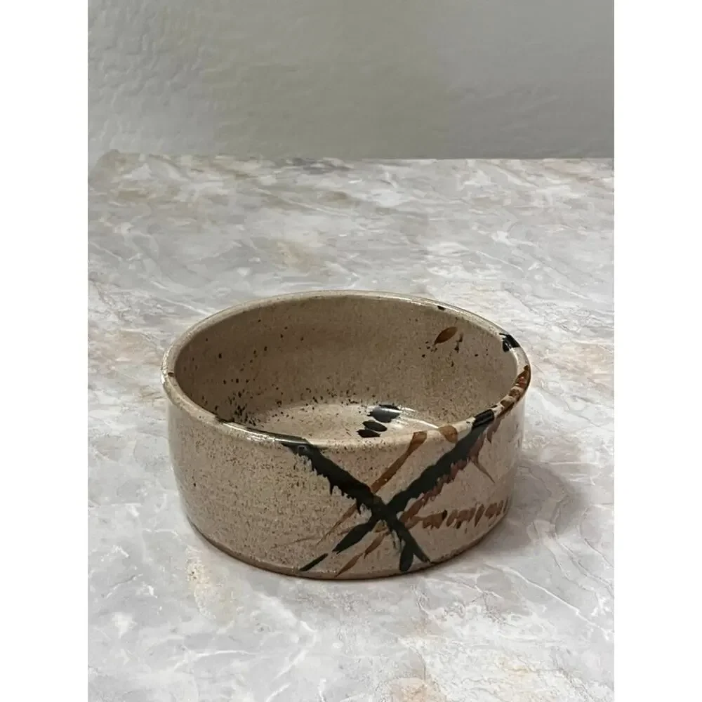 Studio Art Pottery Stoneware Bowl 6.6